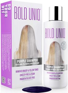 Bold Unique Purple Shampoo for Blonde Hair