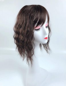 LesafeV Water Wavy Hair Crown Piece Clip-in Topper