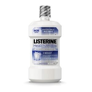 Listerine HealthyWhite Anticavity Fluoride Mouthwash: