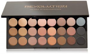 Makeup Revolution Matte Eyeshadow Palette- Includes large full-size mirror