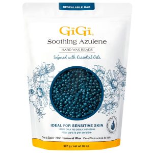 GiGi Hard Wax Beads, Soothing Azulene Hair Removal Wax