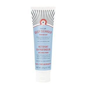 First Aid Beauty Pure Skin Deep Cleanser with Red Clay